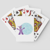 Paarse Alien Pokerkaarten (Achterkant)