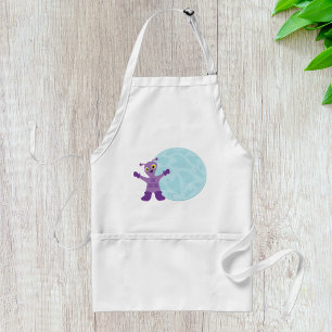 Paarse Alien Standaard Schort