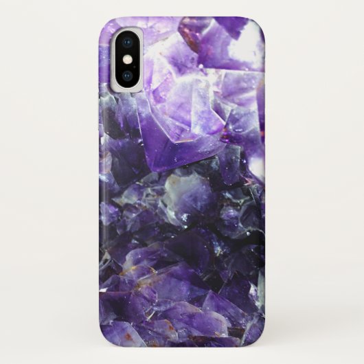 Paarse amethyst Case-Mate iPhone case (Achterkant)
