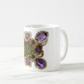 Paarse Amethyst Diamonds Koffiemok (Voorkant rechts)