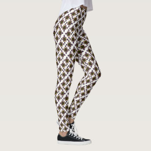 Paarse Amethyst Diamonds Leggings