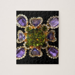 Paarse Amethyst Diamonds Legpuzzel