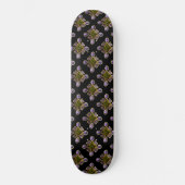 Paarse Amethyst Diamonds Skateboard (Voorkant)