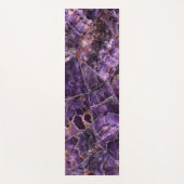 Paarse Amethyst Stone Yoga Mat (Voorkant)