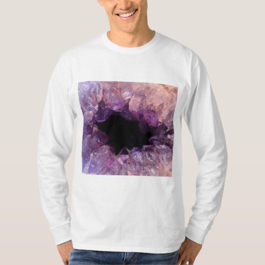 Paarse Amethyst T-shirt (Voorkant)