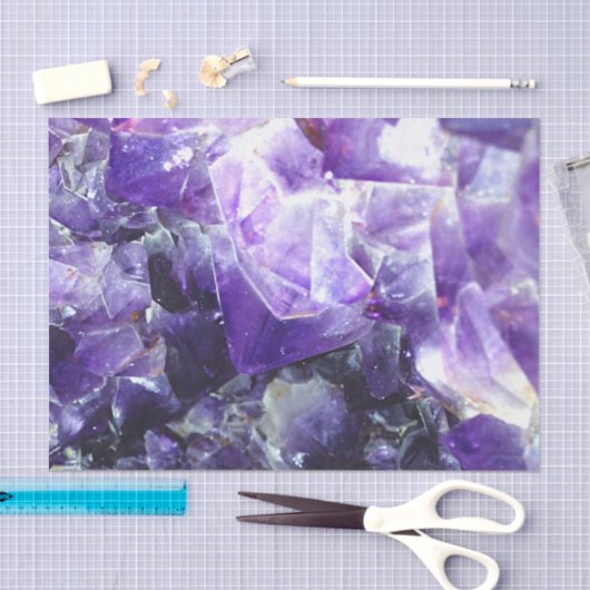 Paarse amethyst tissuepapier (Craft)