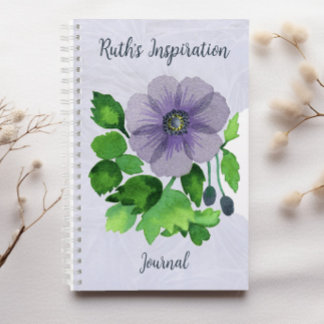 Paarse Anemoon Journal Notitieboek