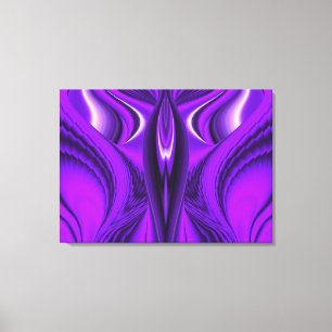 Paarse Angel Wings Canvas Afdruk