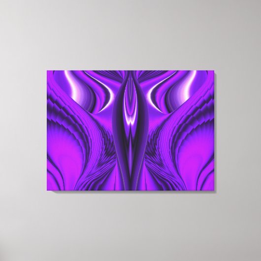 Paarse Angel Wings Canvas Afdruk (Voorkant)