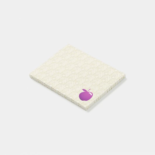 Paarse Appel Post-it® Notes (Schuin)