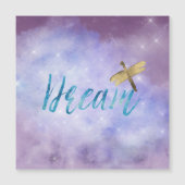 Paarse Aqua Dream Gold Dragonfly (Voorkant)