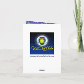 Paarse Aqua Glitter Sneeuwvlok Foto Bedankkaart (Achterkant)