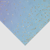 Paarse Aqua Gold Sparkle Tissuepapier (Detail)