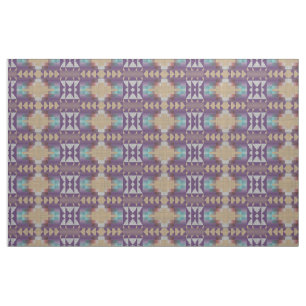 Paarse Aqua Turquoise Taupe Beige Red Ethnic Kijk  Stof