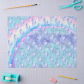 Paarse Aqua Unicorn Dream Tissuepapier (Craft)