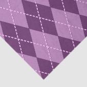 Paarse Argyle (Ontwerp 13 van de Paarse Reeks) Tissuepapier (Detail)