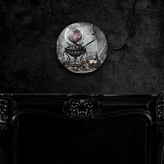 Paarse artikelen met kraanband en witscooters Ronde Klok