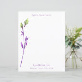 Paarse artikelen voor persoonlijk of professioneel (Staand voorkant)