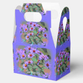 paarse asters snoep bedankdoosjes (Geopend)