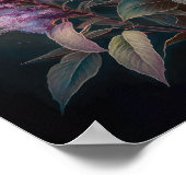 Paarse Astilbe Flower Art Print Poster (Hoek)