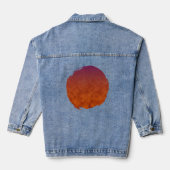 Paarse Asval Denim Jacket (Achterkant)