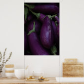 paarse aubergine poster (Keuken)