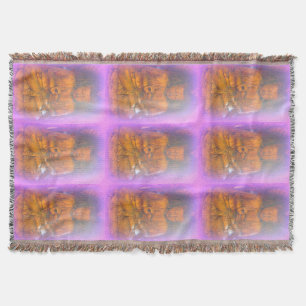 paarse aura buddhas goot deken