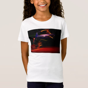 paarse auto dans t-shirt