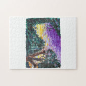 Paarse avond legpuzzel (Horizontaal)