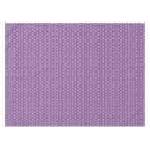 Paarse Ayame Asanoha Japan Patroonkunst Tafelkleed (Voorkant (Horizontaal))