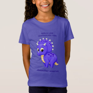 Paarse Baby triceratops zijn ook dinosauriërs T-shirt