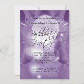 Paarse Bachelorette Kaart (Achterkant)