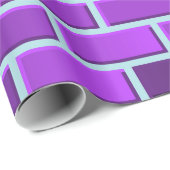 Paarse bakstenen cadeaupapier (Rol Hoek)