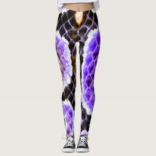 Paarse Bal Python Leggings – Exotische Reptielen