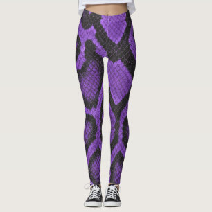 Paarse Bal Python Leggings stijl 2