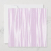 Paarse Ball Gown Hoge Heel Schoenen Quinceanera Kaart (Achterkant)