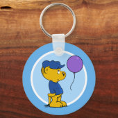 Paarse ballon van Ferald Sleutelhanger (Achterkant)