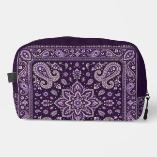 Paarse Bandana Paisley Reisorganizer Tas