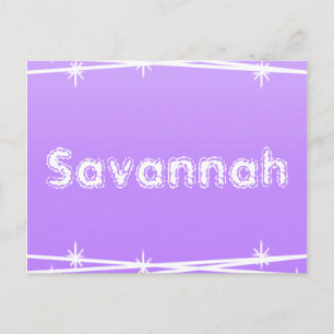 Paarse Barbed Wire Briefkaart