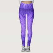 Paarse barst leggings (Voorkant)
