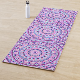 Paarse basis Mandala Yogamat
