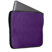 Paarse basisrimpelverbinding laptop sleeve (Voorkant Rechts)