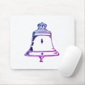 Paarse Bell Mouse Mat. Muismat (Met muis)