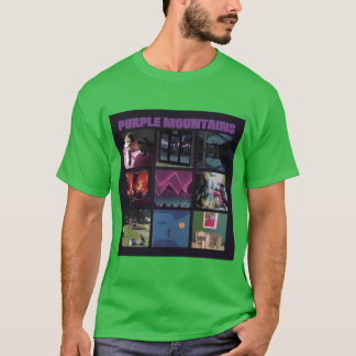 Paarse Bergen grappig T-shirt