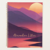 Paarse Bergen Planner (Voorkant)