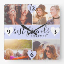 paarse beste vrienden script naam 4 foto collage