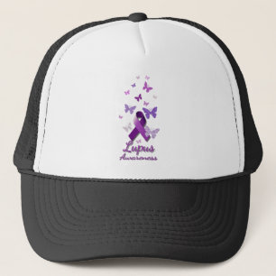 Paarse bewustmakingslint: Lupus Trucker Pet