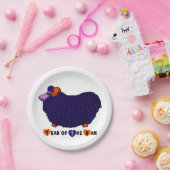 Paarse Big Ram Chinese astrologie Zodiac P Bord (Feest)