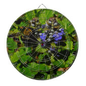Paarse bijenbalm en roodbaars dartbord (Voorkant)