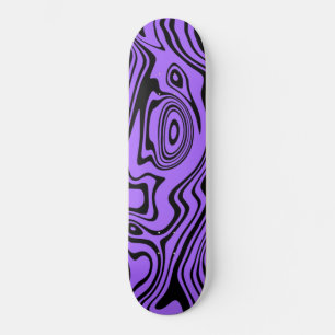 Paarse Black Waves Skateboard of Kies Kleur